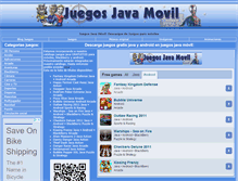 Tablet Screenshot of juegosjavamovil.com